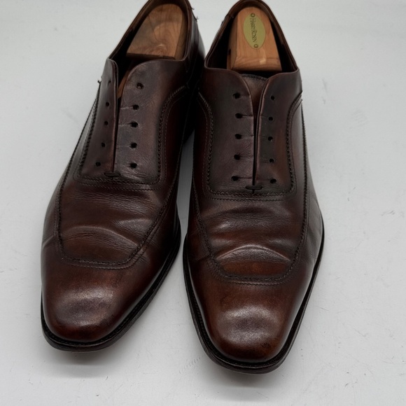 Salvatore Ferragamo 10 1/2 brown leather - Picture 1 of 7